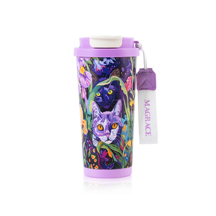 MAGRACE保温杯新款高颜值咖啡杯女生吸管水杯子送老师生日礼物