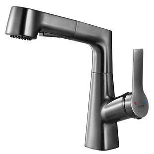 包安装全铜洗脸盆水龙头冷热两用抽拉式卫生间浴室面盆洗手台池