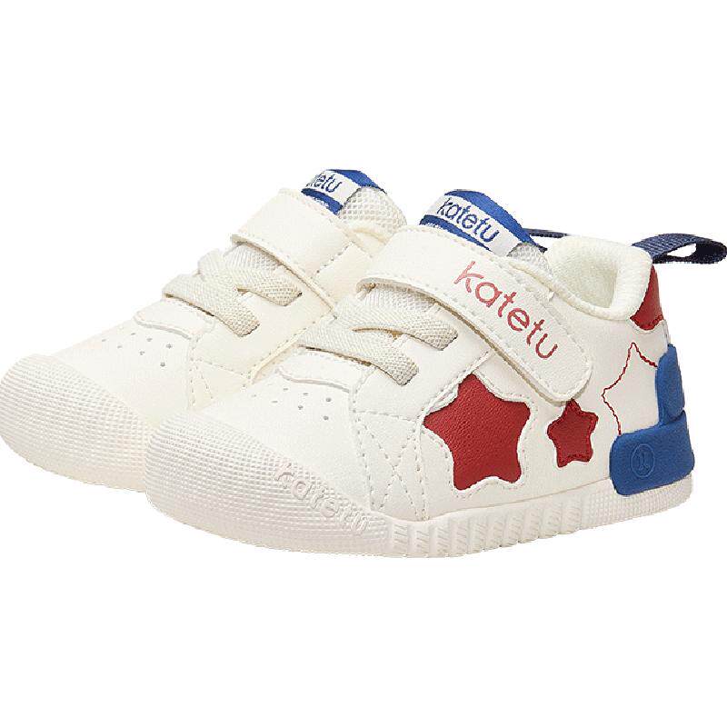 卡特兔小K盾鞋子女童宝宝机能鞋童鞋婴儿鞋男童儿童小白鞋学步鞋