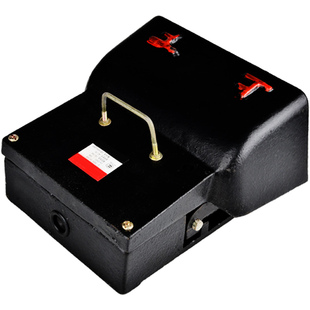 脚踩开关YDT1-14双踏板行程限位脚踏配件上下组合自复位220v380v