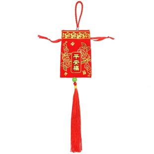 烫金香囊香袋香包挂包绒布福袋大红房间汽车室内挂饰装饰品香火袋