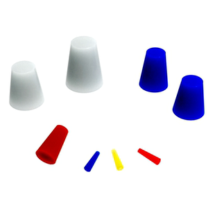 100个喷塑喷漆耐高温硅胶塞 电镀氧化锥形塞子螺纹堵头螺丝孔密封