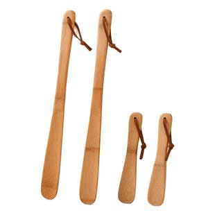 鞋拔子长柄家用鞋拔子小巧穿鞋神器老人孕妇便携提鞋器楠竹鞋拔子