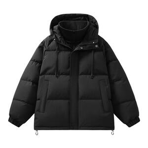 雪中飞2025冬新款男士短款黑色青春羽绒服潮流假两件帅气保暖户外