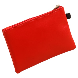 软皮零钱包迷你小包女超小轻薄拉链钱袋卡包可爱便携钥匙包硬币包