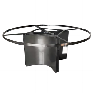 大理石圆桌脚支架实木桌脚奢石餐桌脚架白蜡木桌腿不锈钢圆桌支架