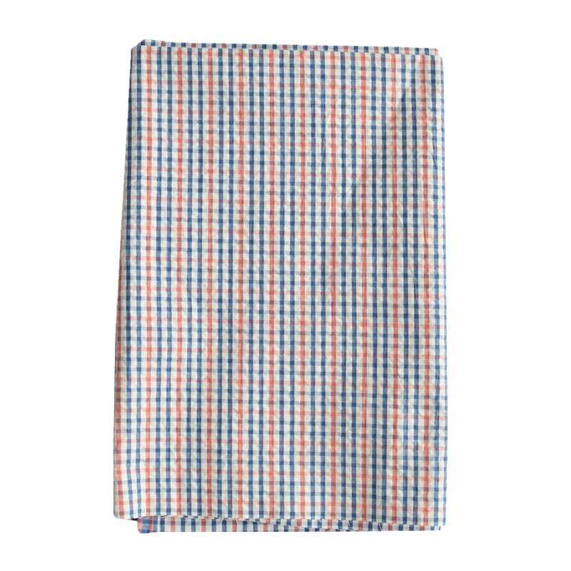 New 出口日系朝阳格泡泡棉布料 春夏手工DIY衬衫裙防蚊裤棉布面料