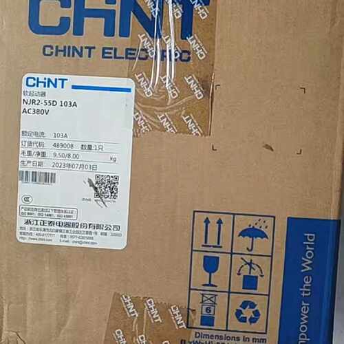 下单前咨询正泰软启动器 NJR2-55D 103A AC380V