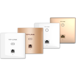 TP-LINK 86型入墙式无线面板AP插座嵌入式千兆口WIFI全屋覆盖路由AP302I-POE/450/1202GI网线标准poe供电wifi