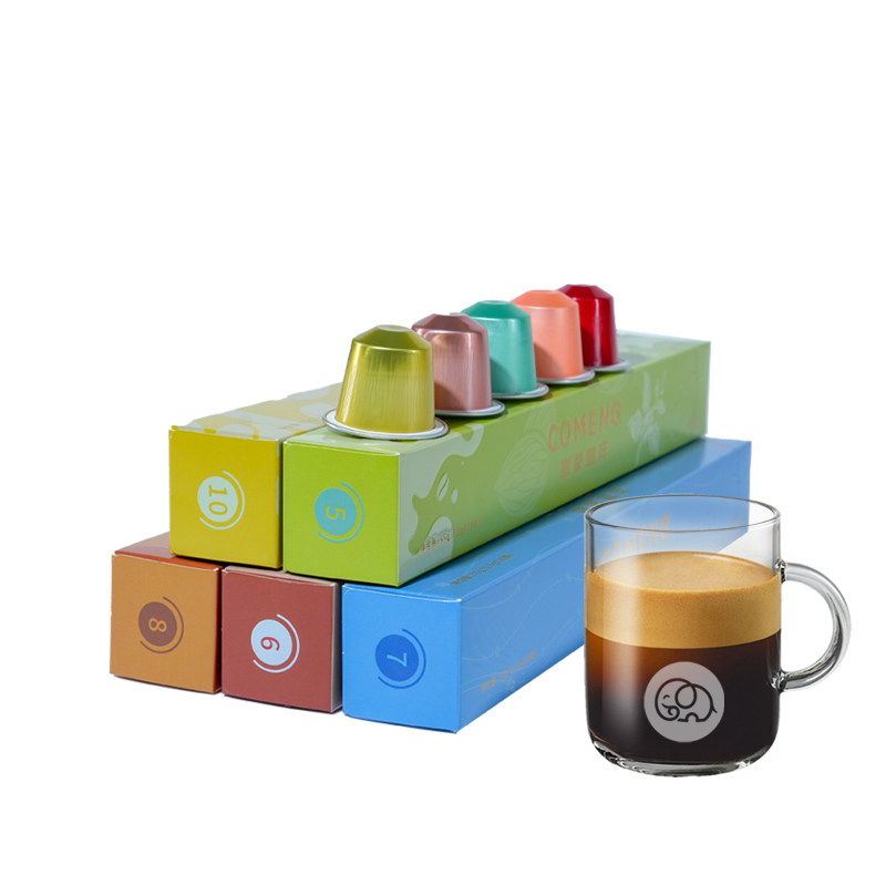 咖蒙胶囊咖啡意式美式浓缩黑咖啡适配nespresso机50颗装