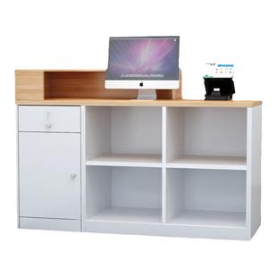 吧台收银台简约小型前台接待台网红奶茶店服装店美甲店理发店柜台