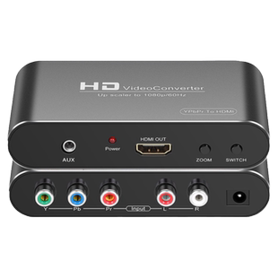 色差转hdmi转换器ps2/wii/XBOX分量ypbpr转hdmi音频同步高清1080p