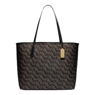 COACH 蔻驰 City Tote 女士托特包单肩包通勤大包 满印字母