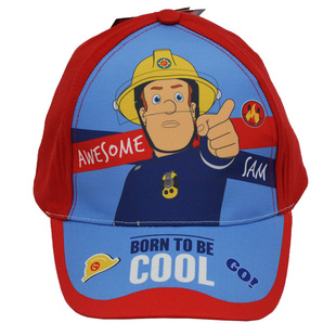 正品消防员山姆动画片人物鸭舌帽幼儿园夏季卡通遮阳帽子新款