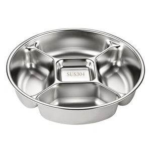 316不锈钢配菜盘分格佐料备菜盘多功能