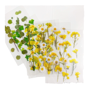 仙菲梦创意胶纸仿真花贴纸 树脂滴胶手工diy材料工具手机壳吊坠牌