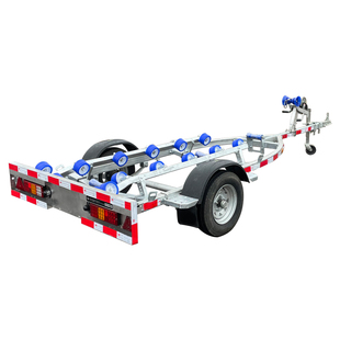 鲁舶拖车摩托艇挂牌拖车路亚艇冲锋舟橡皮艇拖车上路带牌全套手续