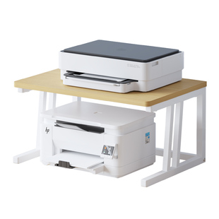 桌面上打印机置物架双层办公室放复印机支架文件收纳整理增高架子