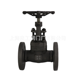 上海良工阀门厂家直销A105材质锻造阀体耐温耐压法兰闸阀Z41H-25C