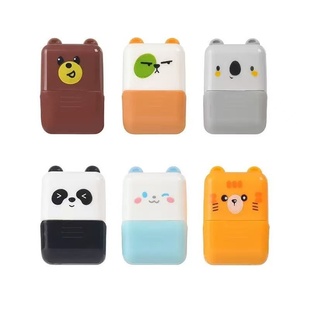 新品卡通创意彩色滚轮印章学生涂鸦文具手工diy日记手账装饰花边