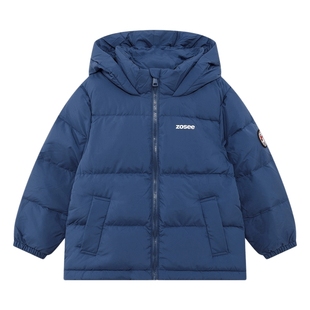左西童装男童羽绒服冬季加厚短款极寒面包服2025新款儿童三防外套