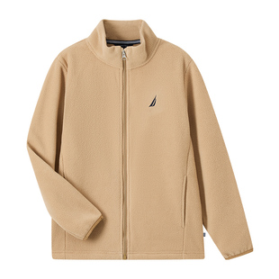 【自发热】NAUTICA童装 男女儿童抓绒外套秋冬季内穿双面摇粒绒衣