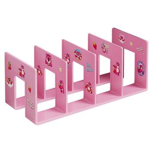 草莓熊书立架阅读架防倒学生书桌整理书本神器桌面整理学习收纳分隔挡板置物书夹固定书本亚克力多功能可移动