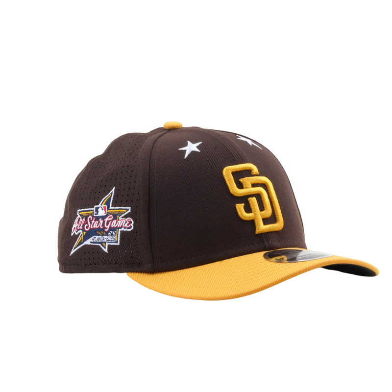 美国代购NEWERA纽亦华MLB全明星940硬顶网眼防晒棒球帽圣迭戈教士