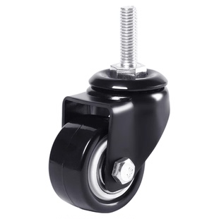 货架置物架轮子万向轮角钢3承重带刹车的1.5寸4移动滑轮重型脚轮