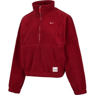 【自营】NIKE耐克女子针织无帽半拉链立领套头卫衣HV8465-677