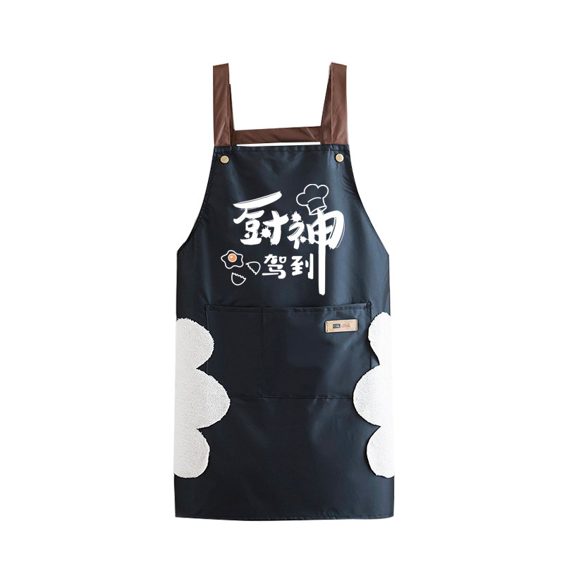 简约舒适宽松擦手围裙
