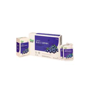 韩国直邮正官庄韩版6年根高丽红参蓝莓浓缩液50ml*30袋滋补品口服