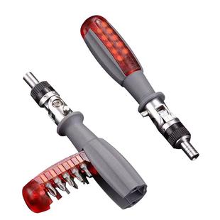 德国进口棘轮多角度螺丝刀改锥起子十字一字异形梅花改刀日式原装