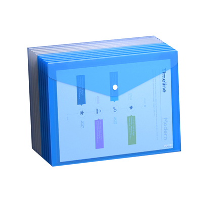 得力a4文件袋防水加厚高中生