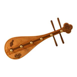 胡桃木挂衣架墙上壁挂入户进门免打孔卧室玄关门后衣帽架琵琶挂钩