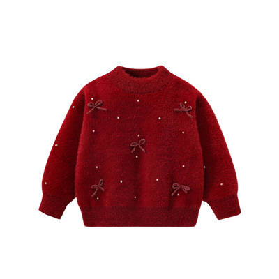 sesameclub女童毛衣打底衫冬季
