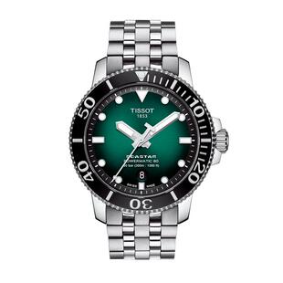 【自营】TISSOT天梭表海星系列男表钢带运动潜水表机械手表瑞士