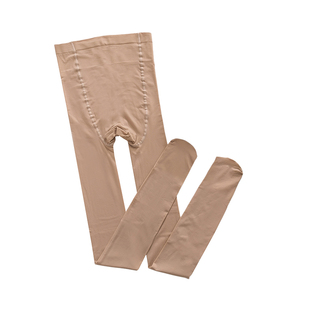 梦韵6822春秋款缎面钢丝袜加档加大50D高弹力天鹅绒微透肉连裤袜