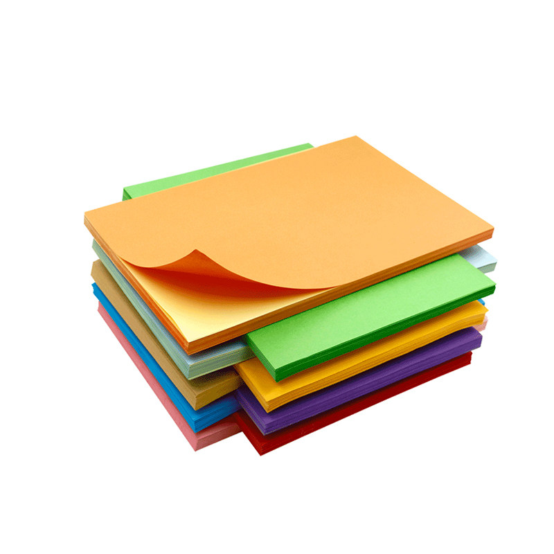 牛皮橙绿玻璃卡混色装80g标签纸