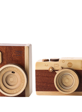 照相机音乐盒书房节日小礼物摆件