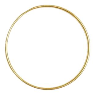 三生三世经典百搭手工18K金手镯女小众设计简约极细黄金镯子手环