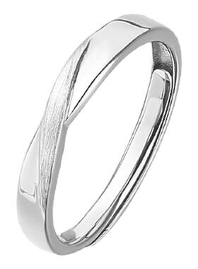 卡蒂罗双生结女戒开口戒指S925银轻奢时尚小众设计生日礼物送女友