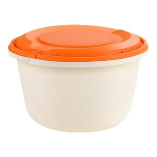 高端加厚高颜值打包盒带锁扣麻辣烫汤面可干湿分离餐盒密封不漏盒