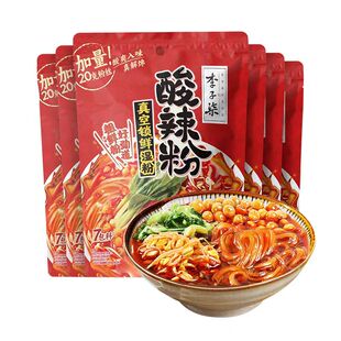 李子柒酸辣粉袋装粗粉冲泡正宗重庆方便夜宵速食食品大份量湿粉丝