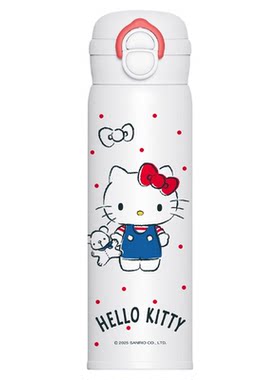 凯蒂猫女生大容量吸管保温杯