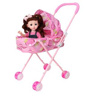 儿童手推车玩具带娃娃小女孩女童过家家婴儿宝宝益智购物生日礼物