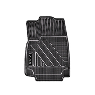 适用捷豹汽车脚垫XEL/XFL/E-PACE/F/I改装饰碳纤纹TPE专用地毯