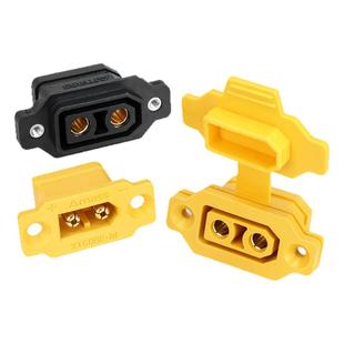 XT60/XT90可固定公母插座镀金大电流航模电调充电电源插头连接器