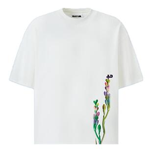 PROJECTJOIN 春夏男士异色花休闲短袖T恤银泰百货精品300228