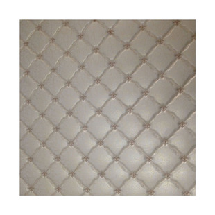 简约硬包刺绣绗缝皮革移门防盗门床头套背景墙带海绵房车软包皮革